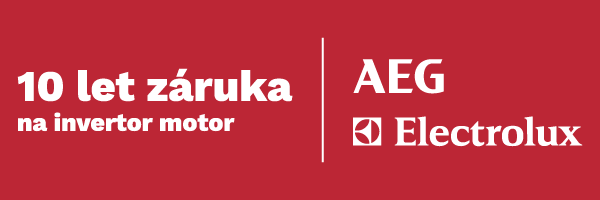 AEG + Electrolux - 10 let záruka na invertor motor