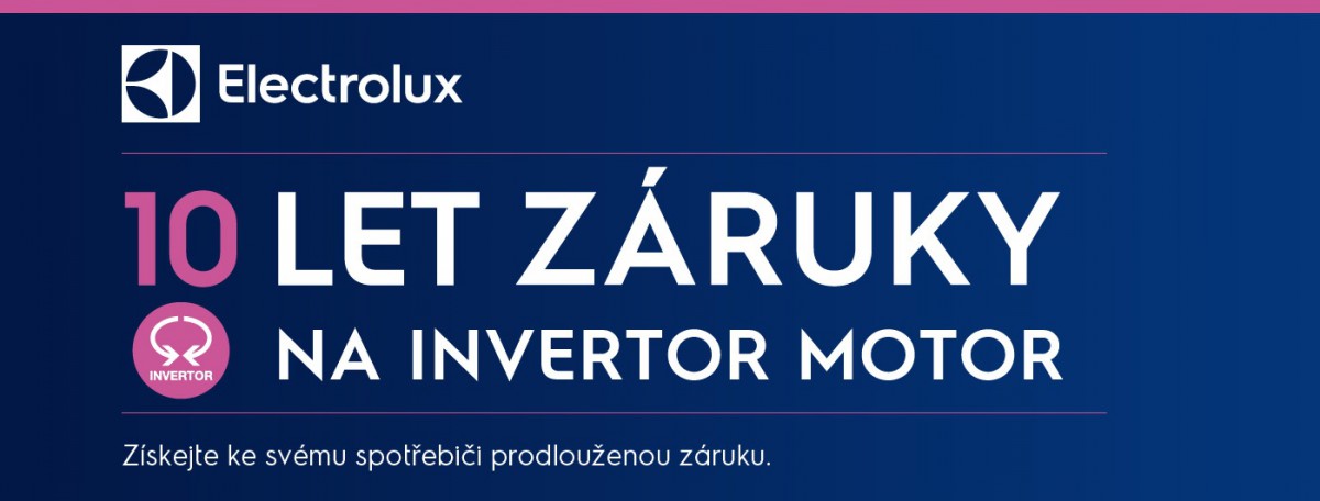 ELECTROLUX - 10 let záruka na ÖKOInvertor motor